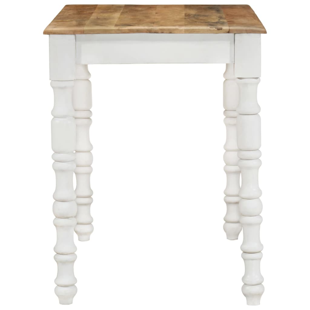 vidaXL Dining Table 110x60x76 cm Solid Wood Mango 3