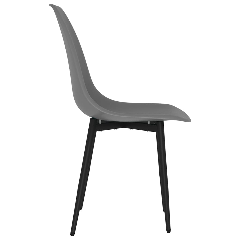 vidaXL Dining Chairs 6 pcs Grey PP 5