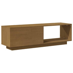 vidaXL TV Cabinet | Honey Brown | Solid Pinewood | Standard | TV Cabinet 6