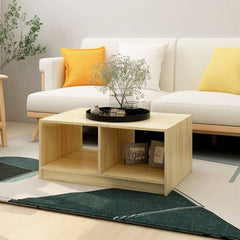 vidaXL Coffee Table | Pine | Solid Pinewood | Medium | Durable | Coffee Table 1