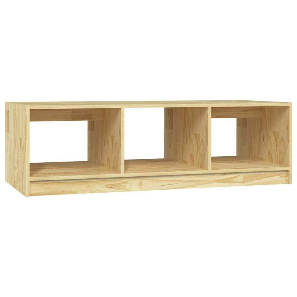 vidaXL Coffee Table | Natural Pine | Solid Pinewood | Medium | Coffee Table 2