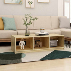 vidaXL Coffee Table | Natural Pine | Solid Pinewood | Medium | Coffee Table 3