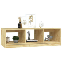 vidaXL Coffee Table | Natural Pine | Solid Pinewood | Medium | Coffee Table 4