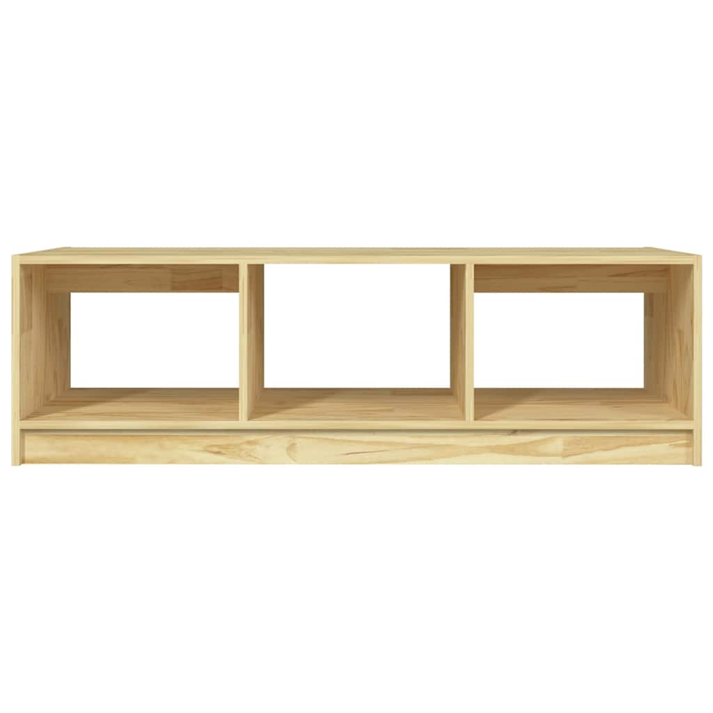 vidaXL Coffee Table | Natural Pine | Solid Pinewood | Medium | Coffee Table 5