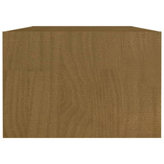 vidaXL Coffee Table | Honey Brown | Solid Pinewood | Storage | Coffee Table 6