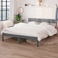 vidaXL Bed Frame without Mattress Solid Wood Length 190 cm