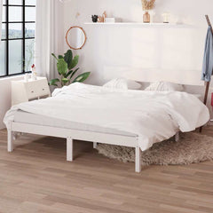 vidaXL Bed Frame without Mattress Solid Wood Length 190 cm