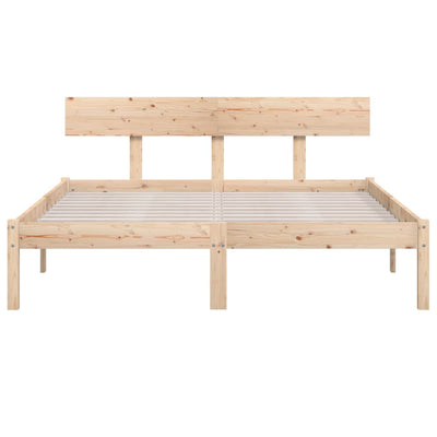 Bed Frame Solid Wood Pine 120x200 cm