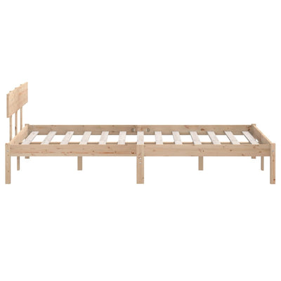 Bed Frame Solid Wood Pine 120x200 cm