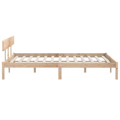 Bed Frame Solid Wood Pine 200x200 cm