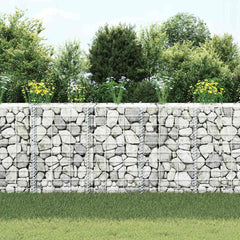 vidaXL Gabion Raised Beds 3 pcs 30x30x50 cm Iron 3