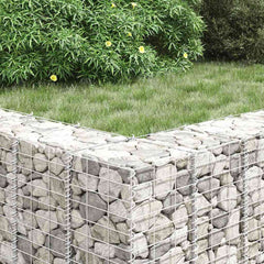 vidaXL Gabion Raised Beds 3 pcs 30x30x50 cm Iron 4