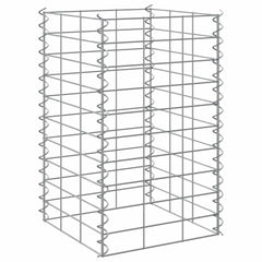 vidaXL Gabion Raised Beds 3 pcs 30x30x50 cm Iron 6