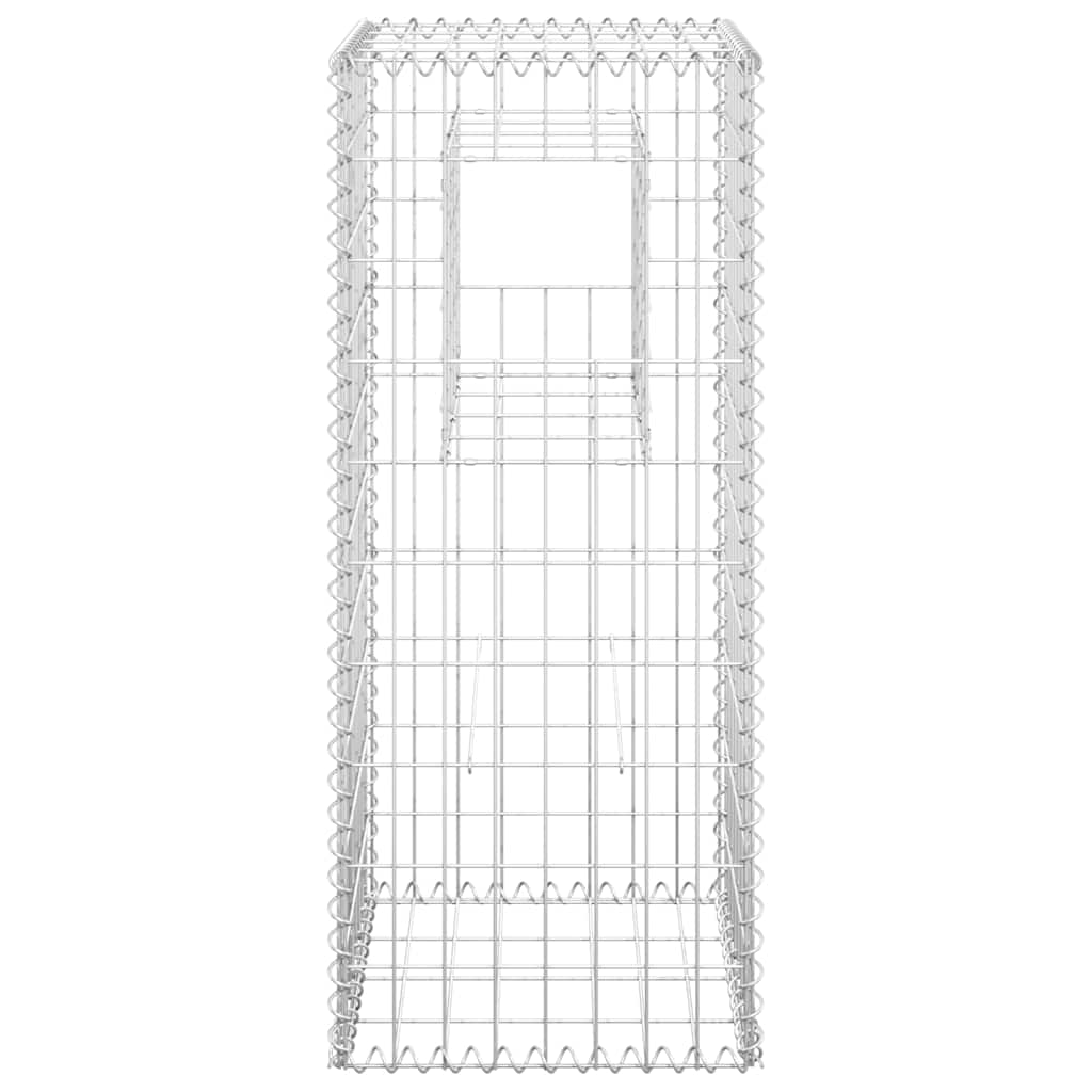 vidaXL Gabion Basket Post 40x40x100 cm Iron 3