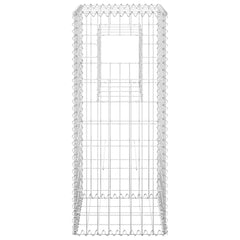 vidaXL Gabion Basket Post 40x40x100 cm Iron 3