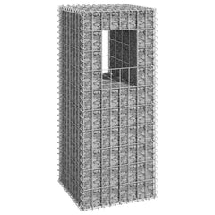 vidaXL Gabion Basket Post 40x40x100 cm Iron 1