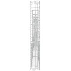 U-shape Gabion Basket with 2 Posts Iron Height 150 cm 740 cm