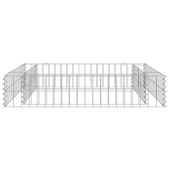 vidaXL Gabion Raised Bed | Silver | Galvanised steel | 100x100x20 cm 5