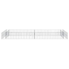 vidaXL Gabion Raised Bed | Silver | Galvanised steel | Large | Heavy Duty 5