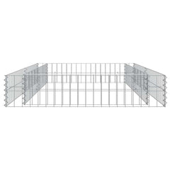 vidaXL Gabion Raised Bed | Silver | Galvanised steel | Large | Heavy Duty 6