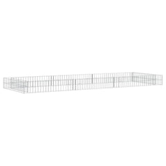 Gabion Raised Bed Galvanised Steel 300 x 100 x 20 cm