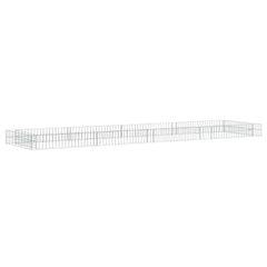 vidaXL Gabion Raised Bed | Silver | Galvanised Steel | Large 1
