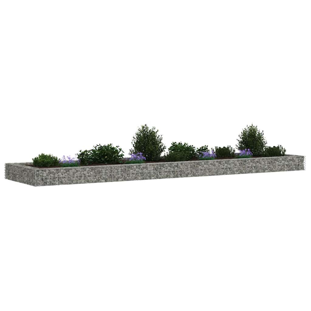 vidaXL Gabion Raised Bed | Silver | Galvanised Steel | Large 4