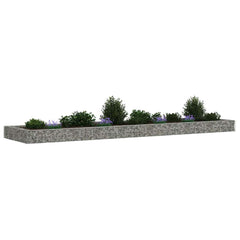 vidaXL Gabion Raised Bed | Silver | Galvanised Steel | Large 4