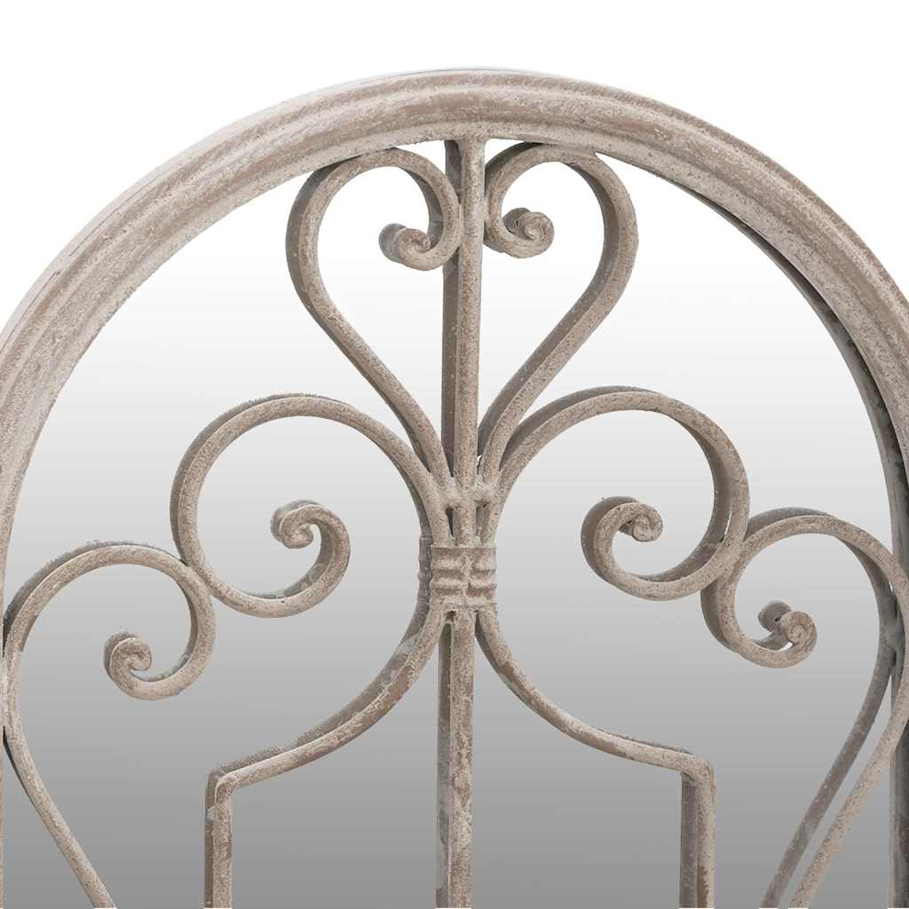 Garden Mirror Iron for Outdoor Use Sand 100 cm 45 cm