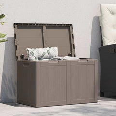 vidaXL Garden Storage Box PP Rattan