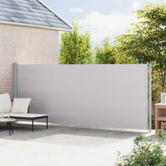 vidaXL Patio Retractable Side Awning 180x614 cm Grey 3