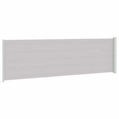 vidaXL Patio Retractable Side Awning 180x614 cm Grey 6