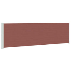 vidaXL Patio Retractable Side Awning 180x600 cm Brown 2