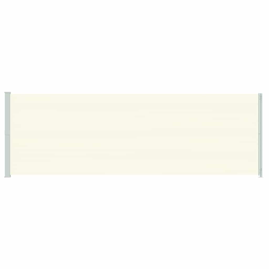 vidaXL Patio Retractable Side Awning 200x614 cm Cream 4