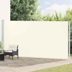 vidaXL Patio Retractable Side Awning 200x614 cm Cream 1