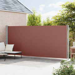 vidaXL Patio Retractable Side Awning 200x614 cm Brown 3