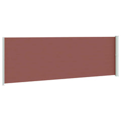 vidaXL Patio Retractable Side Awning 200x614 cm Brown 6