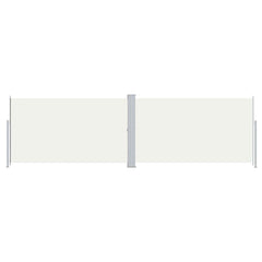 vidaXL Side Awning | Cream | Polyester with PU coating, steel, aluminium 2