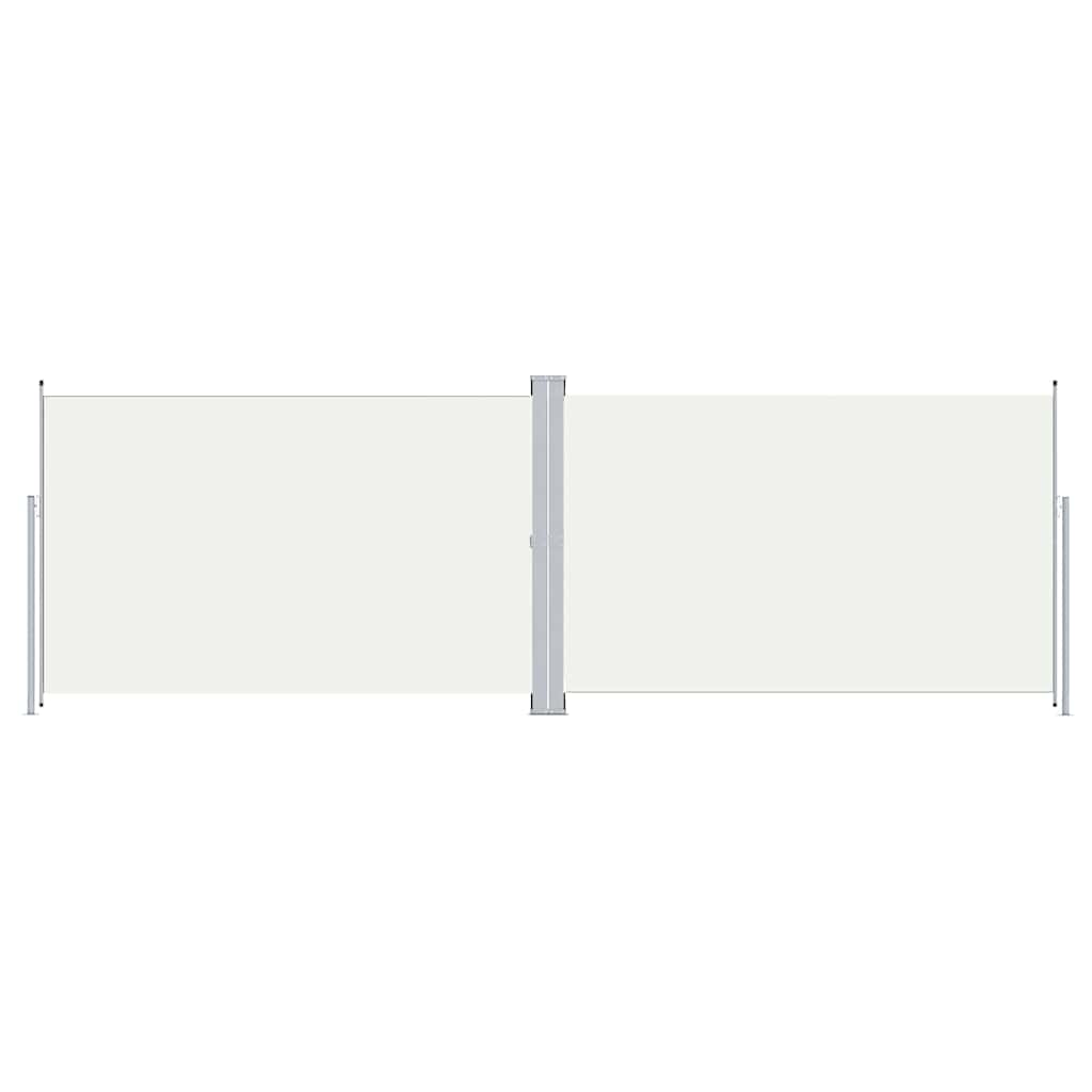 vidaXL Side Awning | Cream | Polyester with PU coating, steel, aluminium 2