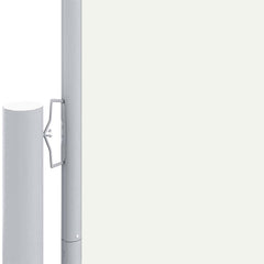vidaXL Side Awning | Cream | Polyester with PU coating, steel, aluminium 4
