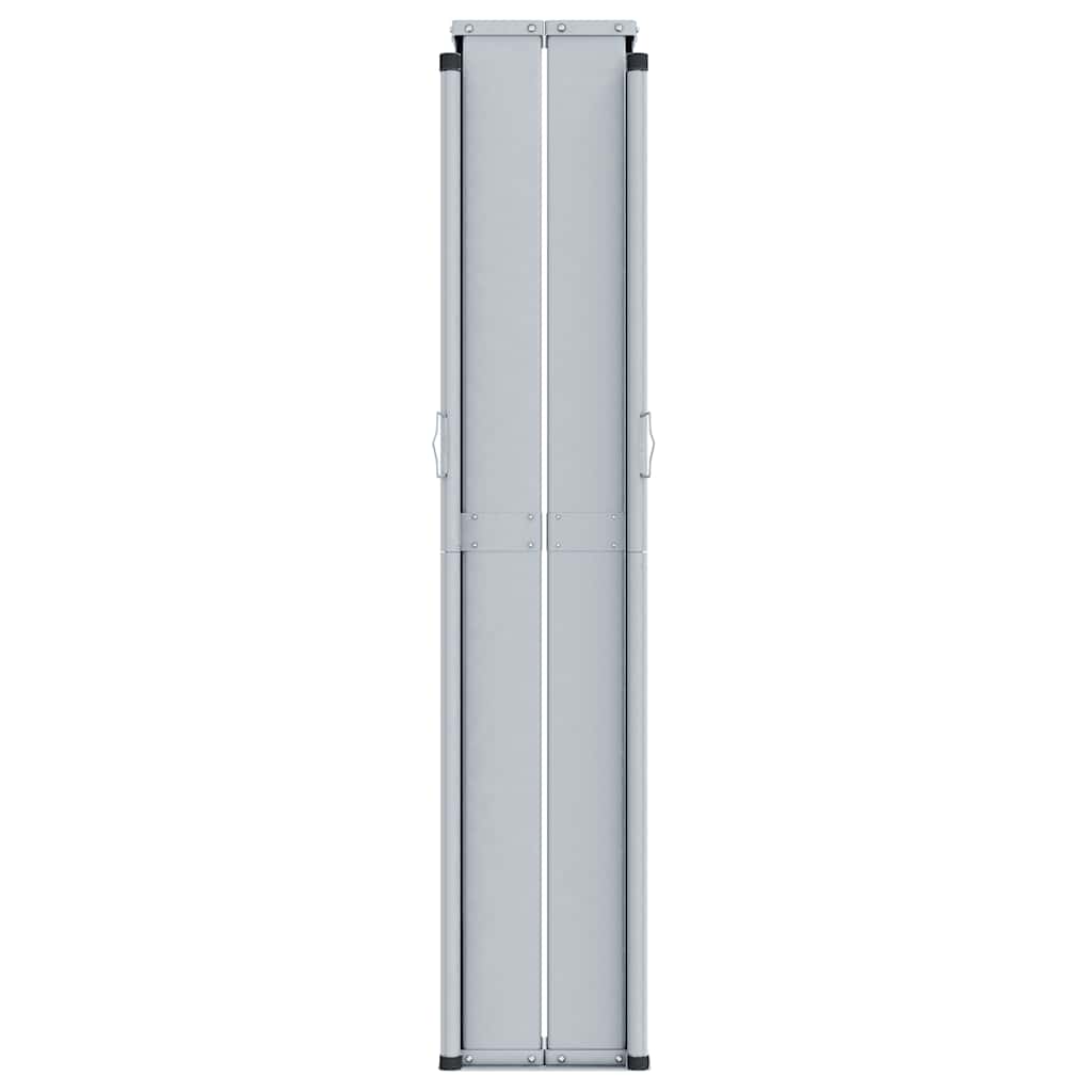 vidaXL Retractable Side Awning Brown 220x600 cm 5