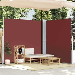 vidaXL Retractable Side Awning Brown 220x600 cm 1
