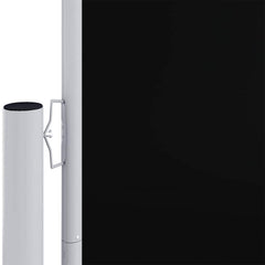 vidaXL Retractable Side Awning Black 180x1000 cm 3