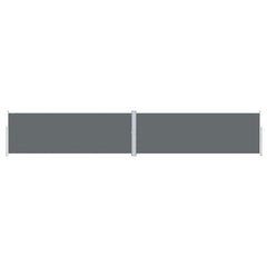 vidaXL Retractable Side Awning Anthracite 180x1000 cm 2