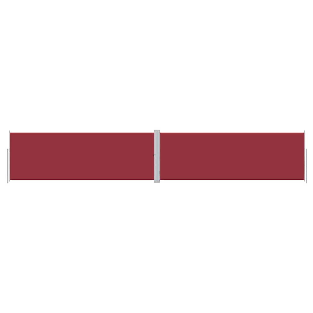 vidaXL Side Awning | Red | Polyester with PU coating | 180 x 1000 cm 2