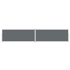 vidaXL Retractable Side Awning Anthracite 200x1000 cm 2