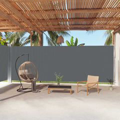 vidaXL Retractable Side Awning Anthracite 220x1000 cm 1