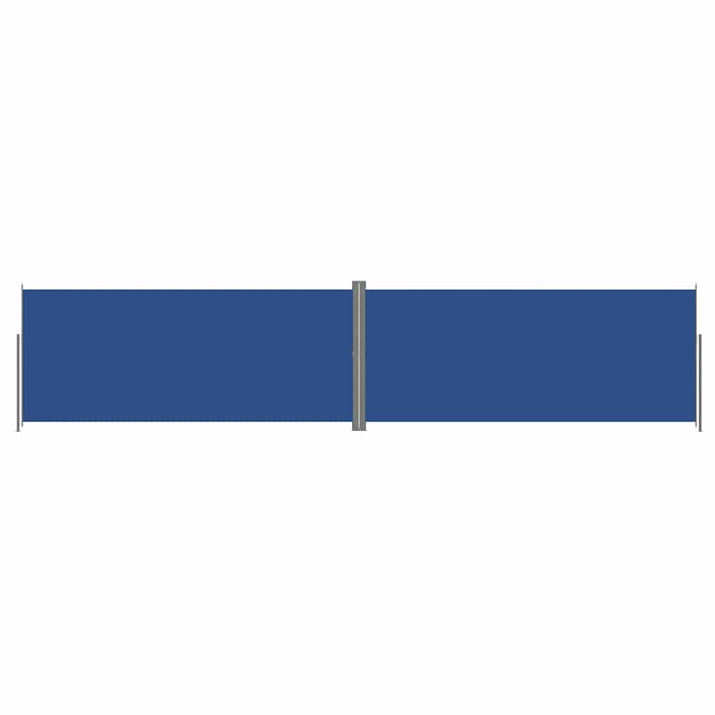 Retractable Side Awning Blue 220 x 1000–220 x 1200 cm 220 x 1000 cm