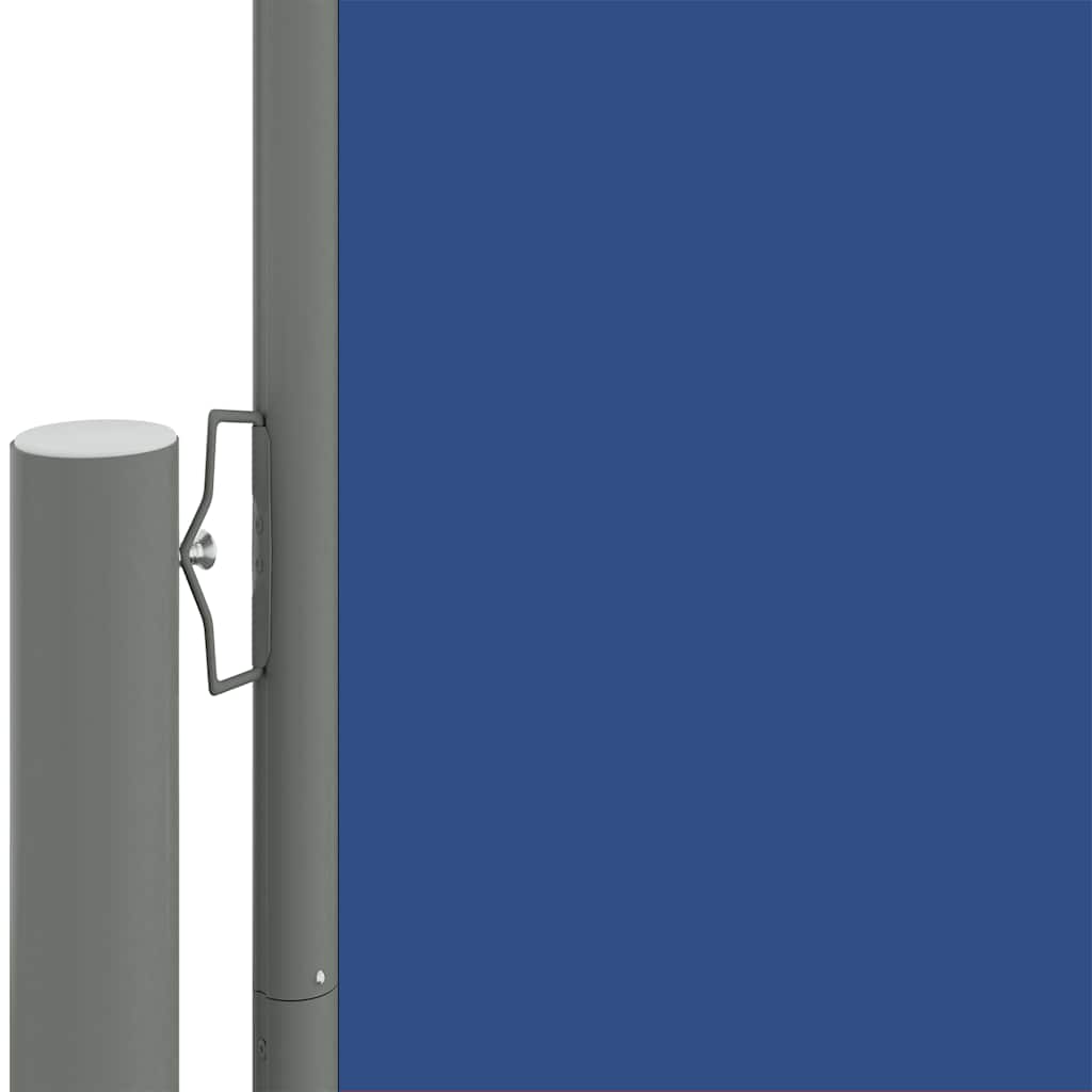 vidaXL Retractable Side Awning Blue 220x1000 cm 3