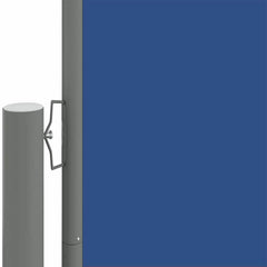 Retractable Side Awning Blue 220 x 1000–220 x 1200 cm 220 x 1000 cm